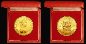 Rhodesia Five Pounds 1966 Gold Proof KM#7 FDC in the SAM red presentation box
Estimate: GBP 1600 - 2200