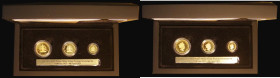 Tristan da Cunha a 3-coin set in gold 2021 HRH Prince Philip Tribute Gold Sovereign Prestige Set comprising Sovereign, Half Sovereign and Quarter Sove...