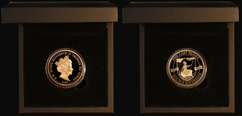 Tristan da Cunha Double Sovereign 202050th Anniversary of the last Pre-Decimal P...