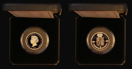 Tristan da Cunha Gold Laurel 2022 Queen Elizabeth II - In Memoriam, Reverse: Heraldic shield, in a modern day representation of the original design fr...
