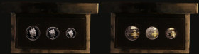 Tristan Da Cunha The 2018 Armistice Centenary Remembrance Gold Gallantry Three Coin Prestige Proof Set Quarter, Half and Full Sovereigns (.917 gold), ...