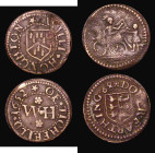 Farthings 17th Century (2) Hampshire - Tichfield 1652 William Houghton, W.204 Good Fine with some verdigris, Kent - Dover (16) 68 Town Arms/St. Martin...