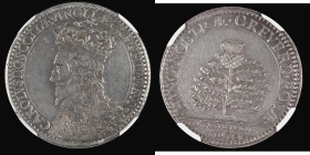 Charles I Scottish Coronation 1633 29mm diameter in silver by N.Briot, Eimer 123, Obverse: Bust crowned and draped CAROLVS.DG.SCOTIAE.ANGLIAE.FR.ET.HI...