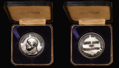 Prize Medal - The Stockman Medal 38.5mm diameter in silver, awarded to James S. Frew B.Sc. 1941, EF with some toning around the legends, in the origin...