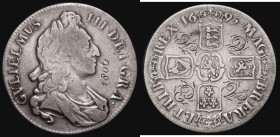 Engraved - Crown 1695 OCTAVO edge, with E H A C engraved in the reverse angles and 1806 engraved in the obverse field, VG/About Fine
Estimate: GBP 50...