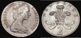 Mint Error - Mis-Strike Decimal Two Pence 1980, struck in cupro-nickel on a smaller 24mm diameter flan, 5.04 grammes, Lustrous UNC 
Estimate: GBP 100...