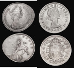 Mint Errors - Mis-Strikes (2) Halfcrown 1961 struck on a thinner lightweight flan of 9.6 grammes, Good Fine, Decimal Ten Pence 1969 with the right hal...