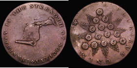 USA Kentucky Halfpenny Token, Starry Pyramid, undated (1792-1794) Plain edge, Breen 1155, 9.77 grammes, CAUSE worn, Good Fine
Estimate: GBP 70 - 120