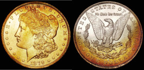 USA One Dollar 1879O Breen 5527 Lustrous UNC with some contact marks and a partial deep golden tone
Estimate: GBP 25 - 45