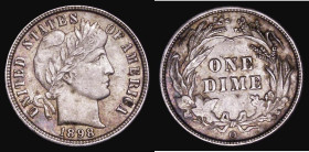 USA Ten Cents 1898 O Breen 3509 NEF with a pleasing light golden tone
Estimate: GBP 50 - 100