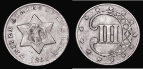 USA Three Cents 1851 Heavy Numerals, Breen 2900 EF
Estimate: GBP 25 - 50