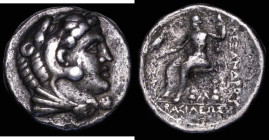 Ancient Greece - Macedonia Alexander III Silver Tetradrachm, Aradus (c.328-320BC) Obverse: Head of Herakles right wearing lionskin head-dress, Reverse...