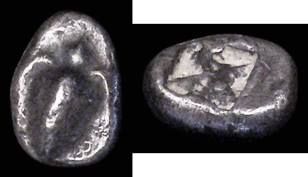 Ancient Greece, Islands off Attica, Aegina Obol, (c.510-485BC) Obverse: Tortoise...