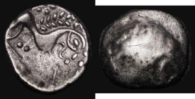 Celtic Silver Unit Iceni (Early to Mid 1st Century AD) Reverse : horse right with two pellets below, obverse worn, Reverse Good Fine
Estimate: GBP 20...
