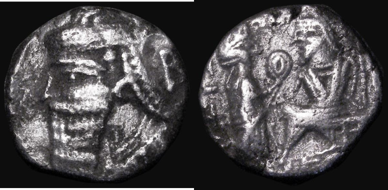 Parthian Empire, Persia, Tetradrachm Vologases IV of Parthia (c.200AD) Seleucia ...