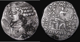 Parthian Empire, Persia, Tetradrachm, Phraatakes (c.2BC-4AD) struck c.1BC, Seleukia on the Tigris, Obverse: Diademed bust left, Reverse: Archer seated...