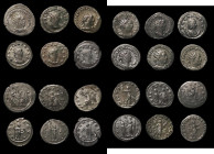 Roman Antoninianus (12) Gallienus (6), Valerian (5), Salonina (1), all different, a mix of different reverse types, Fine to VF
Estimate: GBP 120 - 15...