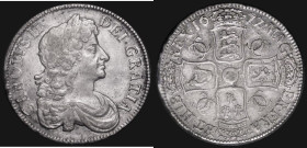Crown 1677 7 over 6, normally spaced 77, ESC 53, Bull 399, NVF/VF with some surface marks. Only a trace of the overdate is visible, with the lower lef...
