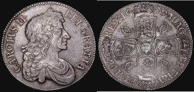 Crown 1679 TRICESIMO PRIMO edge, Third Bust ESC 56, Bull 403 Good Fine or better, with some weakness of strike on the hair, a pleasing example with go...