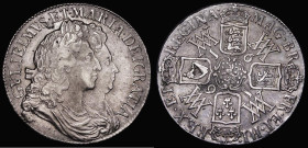 Crown 1691 TERTIO edge ESC 82, Bull 820 Near VF/VF with old grey tone, a pleasing example of this popular issue
Estimate: GBP 750 - 1000