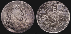 Crown 1692 QVARTO edge ESC 83, Bull 822 VG with some surface marks, the obverse legend a little misty in places
Estimate: GBP 300 - 600
