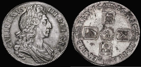 Crown 1696 OCTAVO edge, Third Bust ESC 94, Bull 1004, NEF/GVF with some light haymarking, the reverse with a pleasing light golden tone. Note: Bull st...