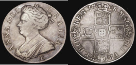 Crown 1708E SEPTIMO edge, Z-type 1, Straight 7 and small 08 in date, ESC 106, Bull 1356, Fine with some old scratches, the reverse with some uneven to...