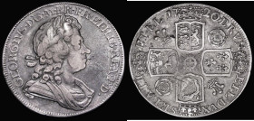 Crown 1720 Roses and Plumes, 20 over 18, SEXTO edge, ESC 113, Bull 1543 Fine, the reverse slightly better, with some light adjustment lines
Estimate:...