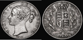 Crown 1844 Cinquefoil stops on edge, ESC 281, Bull 2562, Good Fine
Estimate: GBP 150 - 175