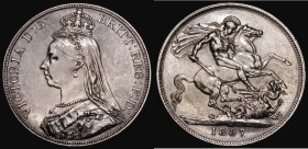 Crown 1887 ESC 296, Bull 2585 GVF/NEF with some light hairlines
Estimate: GBP 40 - 70