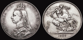 Crown 1888 Narrow date, ESC 298, Bull 2587 VF
Estimate: GBP 50 - 75