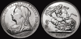 Crown 1894 LVII ESC 306, Bull 2596, Davies 509 dies 2C, GVF and lustrous with some contact marks
Estimate: GBP 100 - 120