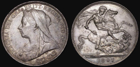 Crown 1897 LX ESC 312, Bull 2602 NEF with grey toning and touches of underlying gold
Estimate: GBP 100 - 150
