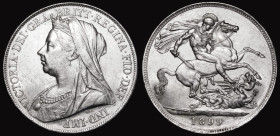 Crown 1899 LXII ESC 316, Bull 2606, Davies 530 dies 3E, GVF/NEF and lustrous with contact marks
Estimate: GBP 50 - 75