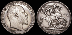 Crown 1902 ESC 361, Bull 3560 Fine/Good Fine, the obverse once cleaned, now with colourful tone around the legends
Estimate: GBP 60 - 110