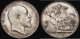 Crown 1902 ESC 361, Bull 3560 GEF/AU and lustrous with some original colourful tone
Estimate: GBP 120 - 220