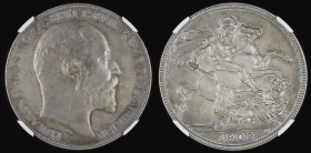Crown 1902 Matt Proof ESC 362, Bull 3560, in an NGC holder and graded PF63 Matte
Estimate: GBP 350 - 450