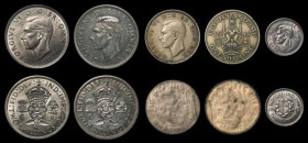 Florins to Threepence (4) comprising Florins (2) 1937 Proof ESC 957, Bull 4077, Davies 2071P dies 1B, UNC/nFDC the obverse with some hairlines, retain...