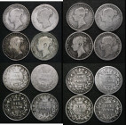 Sixpences (8) 1864 serif 4, ESC 1713, Bull 3211, Davies 1065, Die Number 37 VG, 1865 ESC 1714, Bull 3212, Die Number 6 Poor, 1866 ESC 1715, Bull 3213,...