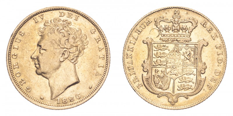 GREAT BRITAIN. George iV, 1820-30. Gold Sovereign 1826, London. 7.99 g. S-3801. ...