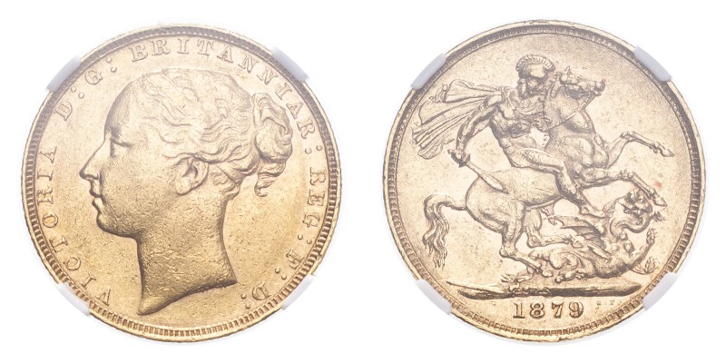 GREAT BRITAIN. Victoria, 1837-1901. Gold Sovereign 1879, London. Very rare. 7.99...