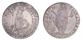 SWEDEN. Gustav II Adolf, 1611-32. Riksdaler 1617, Stockholm. 31.77 g. Ahlstrom 25; Tingstrom 7; Antell 475; Davenport 4516; KM 69. One of the finest a...