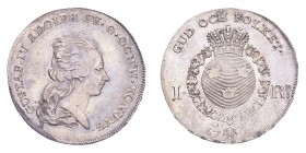 SWEDEN. Gustav IV Adolf, 1792-1809. Riksdaler 1792, Stockholm. 29.41 g. Ahlstrom 21; Dav. 1737; SMH 7.3. Good very fine.