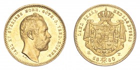 SWEDEN. Karl XV, 1859-72. Gold Ducat 1860, Stockholm. 3.47 g. Ahlstrom 1; Fb. 91; Schl. 91.1. Extremely fine.