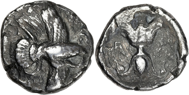 GRÈCE ANTIQUE
Élide, Élis (Olympie). Statère ND (c.450 av. J.-C.), Élis. SNG Del...
