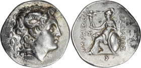 GRÈCE ANTIQUE
Thrace (royaume de), Lysimaque (323-281 av. J.-C.). Tétradrachme ND (297-281 av. J.-C.), Lampsaque. SB.2636 (cf. coll. Pozzi 1175-1176) ...