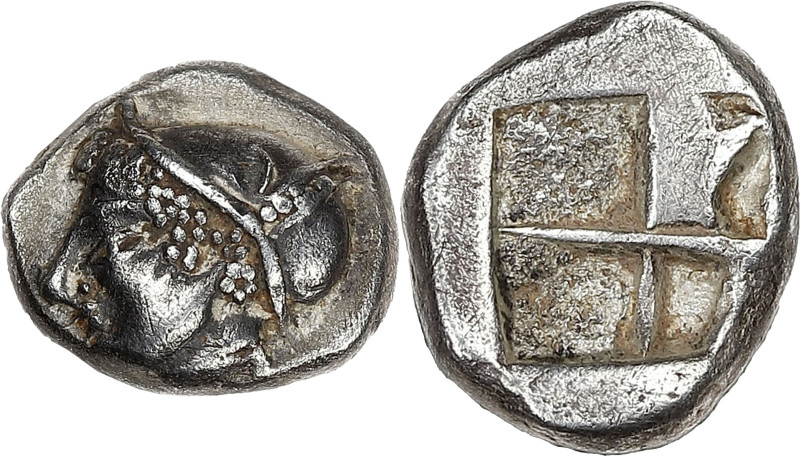 GRÈCE ANTIQUE
Ionie, Phocée. Diobole ND (520-500 av. J.-C.), Phocée. SNG Von Aul...