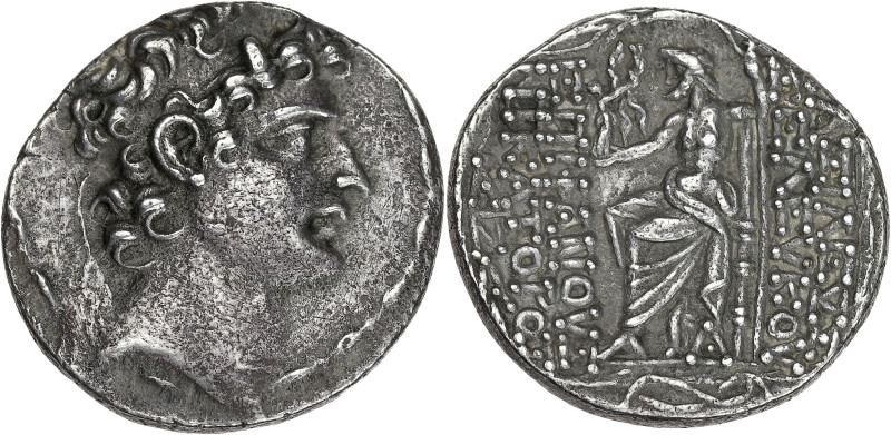 GRÈCE ANTIQUE
Syrie, royaume séleucide, Séleucos VI (97-94 av. J.-C.). Tétradrac...