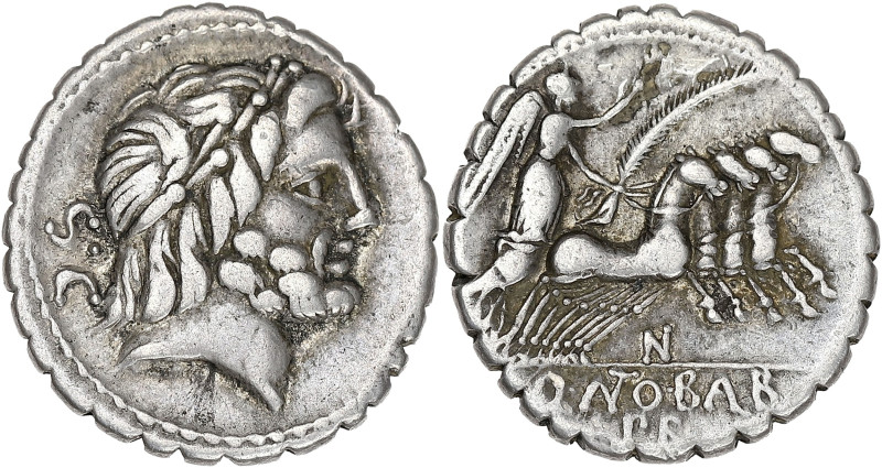 RÉPUBLIQUE ROMAINE
Q. Antonius Balbus. Denier serratus ND (83-82 av. J.-C.), Rom...