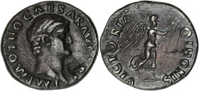 EMPIRE ROMAIN
Othon (69). Denier 69, Rome. RIC.14 ; Argent - 3,28 g - 17 mm - 6 h
Légèrement gratté et repatiné ? Rare type pour les victoires d’Othon...